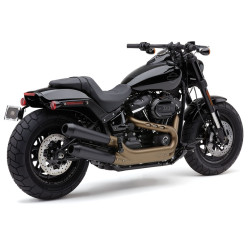 PartzBiz HD 6046B - Cobra El Diablo Black Slip On Mufflers Exhaust Pipes Harley Softail Fat Bob 18+ PartzBiz HD 6046B - Cobra El Diablo Black Slip On Mufflers Exhaust Pipes Harley Softail Fat Bob 18+