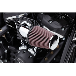 PartzBiz HD 606-0102-06 - Cobra Chrome Cone Air Intake Cleaner 90 Degree Elbow Harley Softail Dyna 00-17 PartzBiz HD 606-0102-06 - Cobra Chrome Cone Air Intake Cleaner 90 Degree Elbow Harley Softail Dyna 00-17