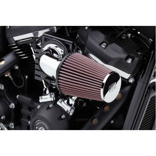 PartzBiz HD: 3449029-Cobra Chrome Cone Air Intake Cleaner 90 Degree Elbow Harley Softail Dyna 00-17 PartzBiz HD: 3449029-Cobra Chrome Cone Air Intake Cleaner 90 Degree Elbow Harley Softail Dyna 00-17