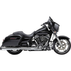 PartzBiz HD 6291RB - Cobra 4.5” Neighbor Haters Slip-On Black Muffler Exhaust 2017+ Harley Touring