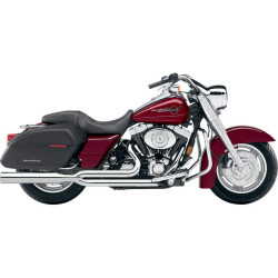 PartzBiz HD 6430 - Chrome Cobra PowerPro HP 2-into-1 Full Exhaust Pipe Header Harley 95-06 Touring
