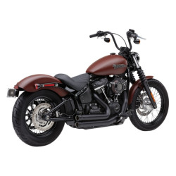 PartzBiz HD 6712B - Cobra Speedster 909 Black 2 into 2 Exhaust Header Pipes Harley Softail M8 2018+ PartzBiz HD 6712B - Cobra Speedster 909 Black 2 into 2 Exhaust Header Pipes Harley Softail M8 2018+