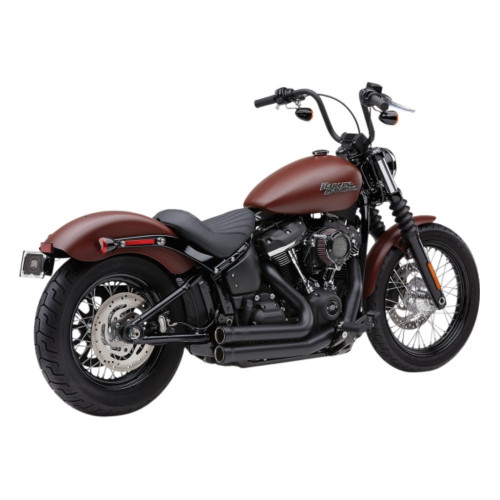 PartzBiz HD: 3449225-Cobra Speedster 909 Black 2 into 2 Exhaust Header Pipes Harley Softail M8 2018+ PartzBiz HD: 3449225-Cobra Speedster 909 Black 2 into 2 Exhaust Header Pipes Harley Softail M8 2018+