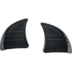 PartzBiz HD 6979 - Kuryakyn Black Tri Line Inner Fairing Mirror Filler Covers Harley Touring 14-20 PartzBiz HD 6979 - Kuryakyn Black Tri Line Inner Fairing Mirror Filler Covers Harley Touring 14-20