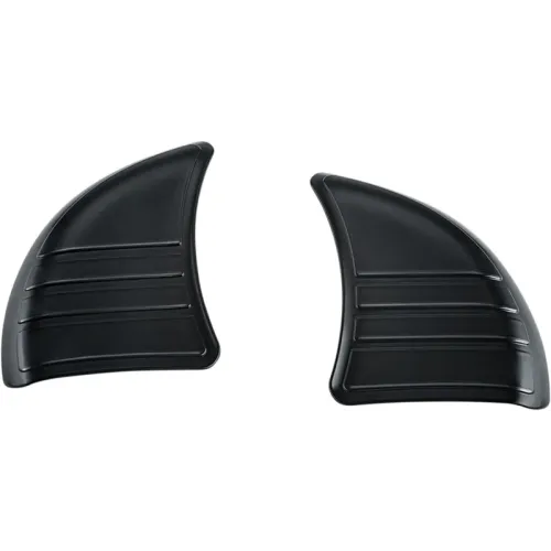 PartzBiz HD: 3455075-ฟิลเลอร์กระจกแฟริ่งด้านใน Kuryakyn Black Tri Line ครอบคลุม Harley Touring 14-20