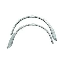 PartzBiz HD 7214 - Kuryakyn Rear Chrome Fender Flares Skirts Trim Accents Harley Trike Tri-Glide PartzBiz HD 7214 - Kuryakyn Rear Chrome Fender Flares Skirts Trim Accents Harley Trike Tri-Glide