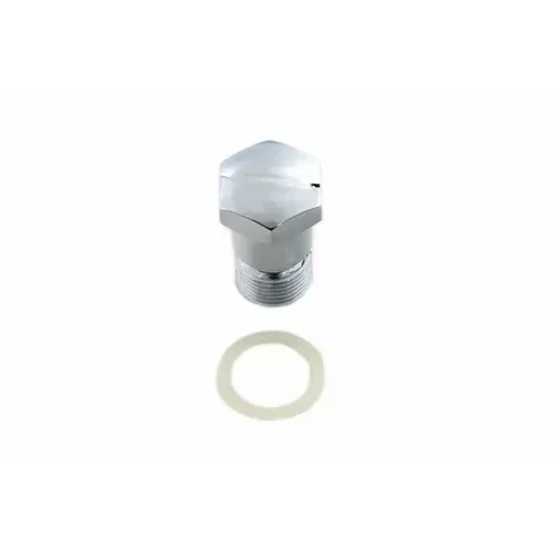 PartzBiz HD: 3446229-Chrome Tach Tachometer Drive Block Off Plug and Gasket Harley Ironhead Sportster PartzBiz HD: 3446229-Chrome Tach Tachometer Drive Block Off Plug and Gasket Harley Ironhead Sportster