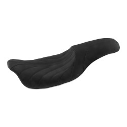 PartzBiz HD 74112 - Mustang Revere Journey 2 Up 1 Piece Seat Black Gravity Stitch Harley 08+ Touring PartzBiz HD 74112 - Mustang Revere Journey 2 Up 1 Piece Seat Black Gravity Stitch Harley 08+ Touring