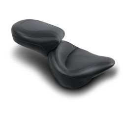 PartzBiz HD 75073 - Mustang 17.5” Wide Touring One-Piece Plain Black Seat 2000-2006 Harley Softail PartzBiz HD 75073 - Mustang 17.5” Wide Touring One-Piece Plain Black Seat 2000-2006 Harley Softail