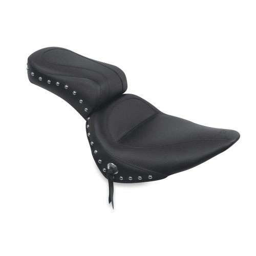 PartzBiz HD: 3458177-Mustang Original Vintage One-Piece Chrome Studded Seat 2000-2006 Harley Softail PartzBiz HD: 3458177-Mustang Original Vintage One-Piece Chrome Studded Seat 2000-2006 Harley Softail