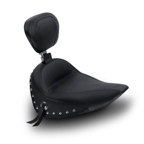 PartzBiz HD: 3451887-Mustang Vintage Solo Seat w/ Chrome Studded Studs 2000-2006 Harley Softail 75084 PartzBiz HD: 3451887-Mustang Vintage Solo Seat w/ Chrome Studded Studs 2000-2006 Harley Softail 75084
