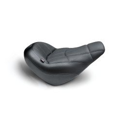 PartzBiz HD 75160 - Mustang Black Standard Touring Solo Driver Front Seat Harley Street Bob M8 2018 PartzBiz HD 75160 - Mustang Black Standard Touring Solo Driver Front Seat Harley Street Bob M8 2018