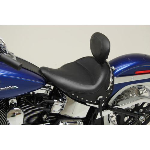 PartzBiz HD: 3451922-Mustang Wide Solo Seat Black Plain 2005-2017 Harley Softail Deluxe FLSTN 76232 PartzBiz HD: 3451922-Mustang Wide Solo Seat Black Plain 2005-2017 Harley Softail Deluxe FLSTN 76232