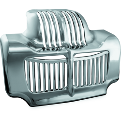 PartzBiz HD 7784 - Kuryakyn Front Chrome Plated Engine Oil Cooler Cover Trim Harley Touring Bagger PartzBiz HD 7784 - Kuryakyn Front Chrome Plated Engine Oil Cooler Cover Trim Harley Touring Bagger