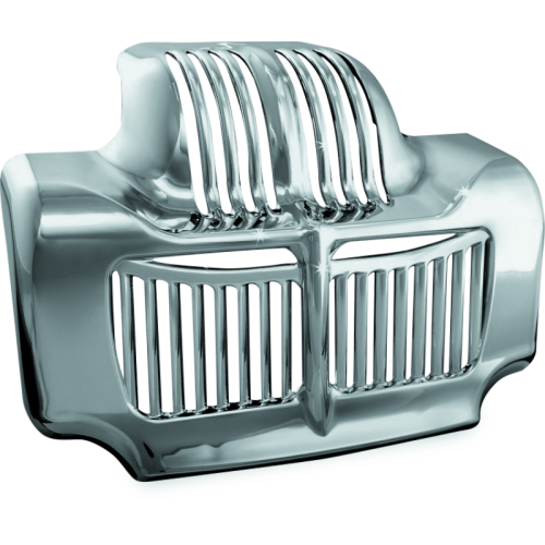 PartzBiz HD: 3451220-Kuryakyn Front Chrome Plated Engine Oil Cooler Cover Trim Harley Touring Bagger