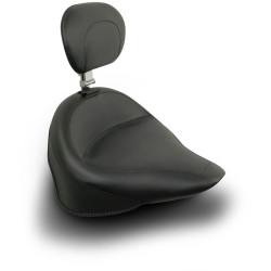PartzBiz HD 79121 - Mustang Wide Vintage Solo Seat w/ Driver Backrest 2000-2006 Harley Softail 79121 PartzBiz HD 79121 - Mustang Wide Vintage Solo Seat w/ Driver Backrest 2000-2006 Harley Softail 79121