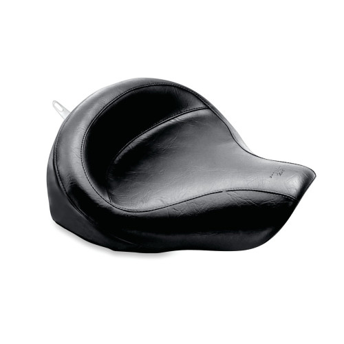 PartzBiz HD: 3451928-Mustang Wide Touring Vintage Solo Seat พร้อมพนักพิงคนขับ Harley 06-2017 Dyna