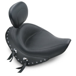 PartzBiz HD 79530 - Mustang Wide Touring Vintage Solo Seat Driver Backrest Harley Softail 200 Tire PartzBiz HD 79530 - Mustang Wide Touring Vintage Solo Seat Driver Backrest Harley Softail 200 Tire