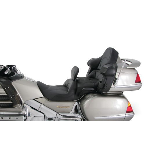 PartzBiz HD: 3458133-Mustang One-Piece Touring Cruiser Black Two-Up Honda Gold Wing GL1800 01-2011 PartzBiz HD: 3458133-Mustang One-Piece Touring Cruiser Black Two-Up Honda Gold Wing GL1800 01-2011