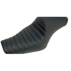 PartzBiz HD 807-03-0934 - Saddlemen Americano Pleated 2 Up Cafe Seat 4.5 Gal Tank Harley 04+ XL Sportster