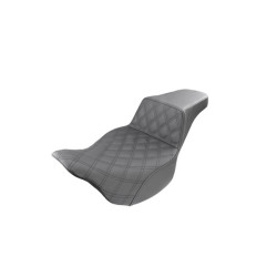PartzBiz HD 808-07B-172 - Saddlemen Black Front Lattice Stitch Step 2 Up Seat Harley 08-20 Touring Dresser PartzBiz HD 808-07B-172 - Saddlemen Black Front Lattice Stitch Step 2 Up Seat Harley 08-20 Touring Dresser
