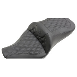 PartzBiz HD 808-07B-184 - Saddlemen Extended Reach Road Sofa Lattice Stitch 2 Up Seat Harley Touring 08+