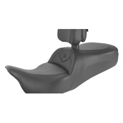 PartzBiz HD 808-07B-187TBR - Saddlemen Black Stitch RoadSofa One-Piece Seat w/ Backrest 09+ Harley Tri-Glide PartzBiz HD 808-07B-187TBR - Saddlemen Black Stitch RoadSofa One-Piece Seat w/ Backrest 09+ Harley Tri-Glide
