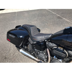 PartzBiz HD 818-29-175-BROWNCRB-GR-BRLS-BLCH - Saddlemen Step Up Brown Lattice Stitch Carbon Gripper Seat Harley Softail FXLRS PartzBiz HD 818-29-175-BROWNCRB-GR-BRLS-BLCH - Saddlemen Step Up Brown Lattice Stitch Carbon Gripper Seat Harley Softail FXLRS