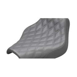 PartzBiz HD 818-30-002LS - Saddlemen Black Renegade Lattice Stitch Driver Solo Seat Harley 18+ FXBB FXST M8 PartzBiz HD 818-30-002LS - Saddlemen Black Renegade Lattice Stitch Driver Solo Seat Harley 18+ FXBB FXST M8