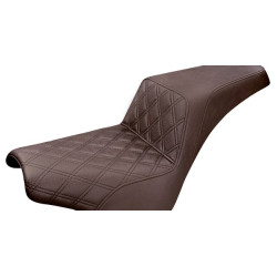PartzBiz HD 818-30-172BR - Saddlemen Brown Step 2 Up Front Lattice Stitch Seat Harley Softail 18+ FXBB FXST PartzBiz HD 818-30-172BR - Saddlemen Brown Step 2 Up Front Lattice Stitch Seat Harley Softail 18+ FXBB FXST