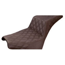 PartzBiz HD 818-30-175BR - Saddlemen Brown Step 2 Up Lattice Stitch Seat Harley Softail 18+ Street Bob FXST PartzBiz HD 818-30-175BR - Saddlemen Brown Step 2 Up Lattice Stitch Seat Harley Softail 18+ Street Bob FXST