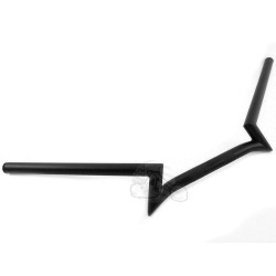 PartzBiz HD 820-1111B - Black 1” Z Bars Handlebars 2” Harley Softail Slim Road King Dyna Street Fat Bob PartzBiz HD 820-1111B - Black 1” Z Bars Handlebars 2” Harley Softail Slim Road King Dyna Street Fat Bob