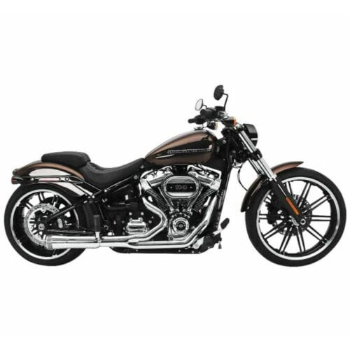 PartzBiz HD: 3469255-Supertrapp Chrome 2-1 Fatshot Exhaust System Headers Pipes Harley Softail 18+ M8 PartzBiz HD: 3469255-Supertrapp Chrome 2-1 Fatshot Exhaust System Headers Pipes Harley Softail 18+ M8