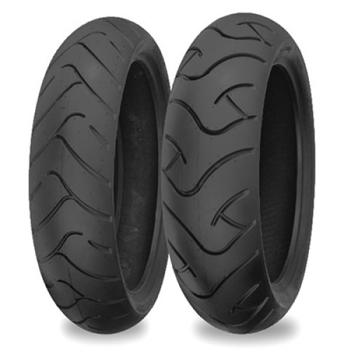 PartzBiz HD: 3463712-Shinko 881 Series 160/60ZR16 68W Radial Rear Tire Black Street Bike Sport Race