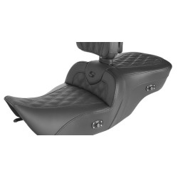 PartzBiz HD 897-06-182BRHC - Saddlemen Roadsofa Heated Lattice Stitch ที่นั่งพนักพิงเจล Harley Touring 99-07 PartzBiz HD 897-06-182BRHC - Saddlemen Roadsofa Heated Lattice Stitch ที่นั่งพนักพิงเจล Harley Touring 99-07