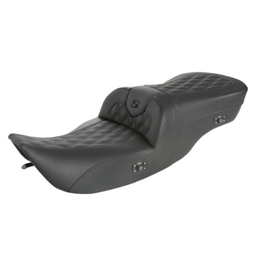 PartzBiz HD: 3456543-ที่นั่งโซฟาถนนแบบปรับความร้อนได้ Saddlemen Lattice Stitch ปี 1997-2007 สำหรับ Harley Touring Bagger PartzBiz HD: 3456543-ที่นั่งโซฟาถนนแบบปรับความร้อนได้ Saddlemen Lattice Stitch ปี 1997-2007 สำหรับ Harley Touring Bagger