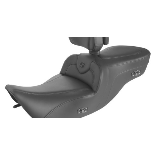 PartzBiz HD: 3489152-Saddlemen Roadsofa Extended Seat พนักพิงสีดำเจลความร้อน Harley Touring 99-07 PartzBiz HD: 3489152-Saddlemen Roadsofa Extended Seat พนักพิงสีดำเจลความร้อน Harley Touring 99-07
