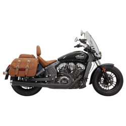 PartzBiz HD 8S11JB - Bassani Road Rage Long Black 2 into 1 2-1 Exhaust Header Pipe Indian Scout 15-18 PartzBiz HD 8S11JB - Bassani Road Rage Long Black 2 into 1 2-1 Exhaust Header Pipe Indian Scout 15-18