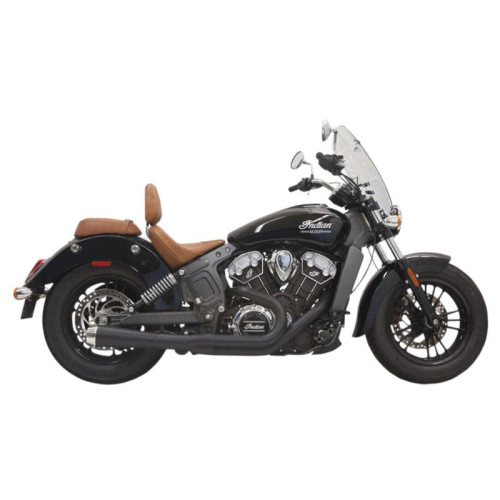 PartzBiz HD: 3444096-Bassani Road Rage Black 2 เป็น 1 2-1 ท่อไอเสีย Indian Scout 2015-2018 PartzBiz HD: 3444096-Bassani Road Rage Black 2 เป็น 1 2-1 ท่อไอเสีย Indian Scout 2015-2018