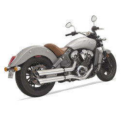 PartzBiz HD 8S17SC - Bassani 3” Chrome Classic Slip On Mufflers Slash Cut Exhaust Indian 17-19 Scout PartzBiz HD 8S17SC - Bassani 3” Chrome Classic Slip On Mufflers Slash Cut Exhaust Indian 17-19 Scout