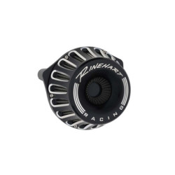 PartzBiz HD 910-0100C - Rinehart Chrome Moto Filter Inverted Air Cleaner 17+ Harley Touring & Softail M8