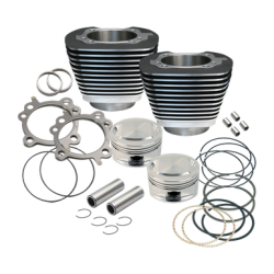 PartzBiz HD 910-0204 - S&S Cycle 95” Twin Cam Big Bore Engine Motor Kit Black Aluminum Cylinders Harley PartzBiz HD 910-0204 - S&S Cycle 95” Twin Cam Big Bore Engine Motor Kit Black Aluminum Cylinders Harley