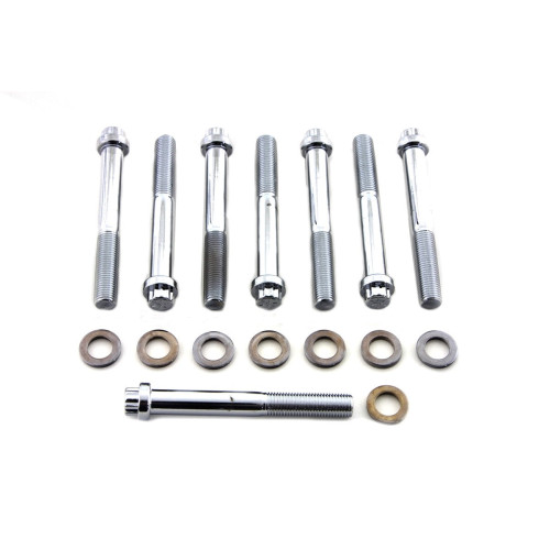 PartzBiz HD: 3446990-Colony Cylinder Head Bolt Bolts Set Chrome Hardware Harley Ironhead Sportster XL PartzBiz HD: 3446990-Colony Cylinder Head Bolt Bolts Set Chrome Hardware Harley Ironhead Sportster XL