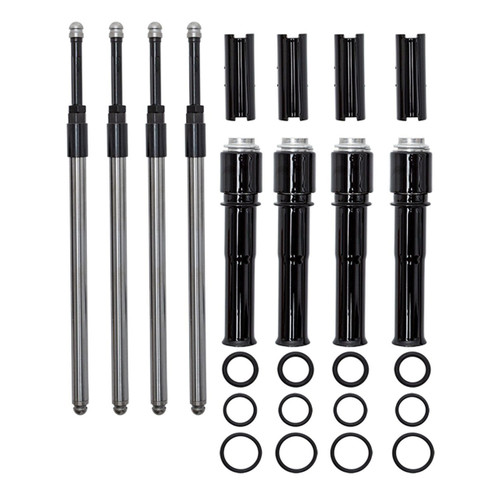 PartzBiz HD: 3446227-Black S&S Quickee EZ Install Adjustable Pushrods Cover Kit 99-17 Harley Twin Cam PartzBiz HD: 3446227-Black S&S Quickee EZ Install Adjustable Pushrods Cover Kit 99-17 Harley Twin Cam