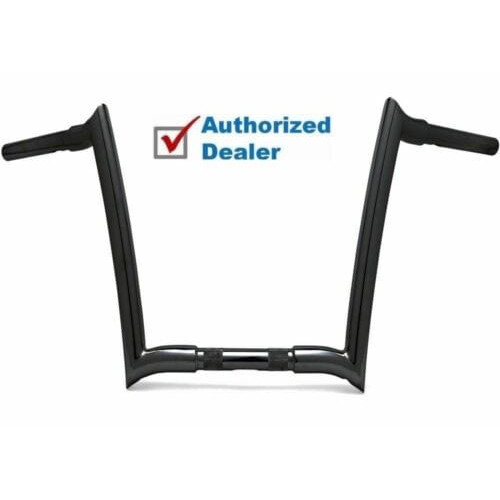PartzBiz HD: 3458476-Paul Yaffe Black 14 OEM Monkey Bar Ape Handlebars Harley Softail Road King Glide