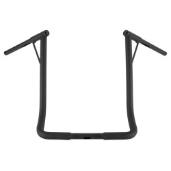 PartzBiz HD B12-7006TB - Burly Louie B 1-1/4” Ape Handlebars 19” Black Harley Notched Slotted Drilled PartzBiz HD B12-7006TB - Burly Louie B 1-1/4” Ape Handlebars 19” Black Harley Notched Slotted Drilled