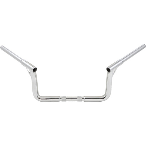 PartzBiz HD: 3488342-Burly Louie B 1-1/4” Ape Handlebars 8.5” Chrome Harley Notched Slotted Drilled