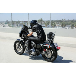 PartzBiz HD B13-1505C - Burly Chrome Tall 20” Tall Sissy Bar Backrest One-Piece Harley Dyna 2006-2017 PartzBiz HD B13-1505C - Burly Chrome Tall 20” Tall Sissy Bar Backrest One-Piece Harley Dyna 2006-2017