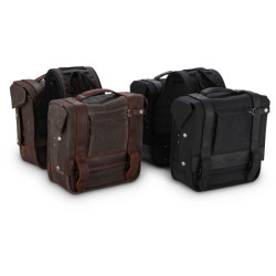 PartzBiz HD B15-1002D - Burly Brand Throw Over Brown Leather Saddlebags Harley Indian Universal Custom PartzBiz HD B15-1002D - Burly Brand Throw Over Brown Leather Saddlebags Harley Indian Universal Custom