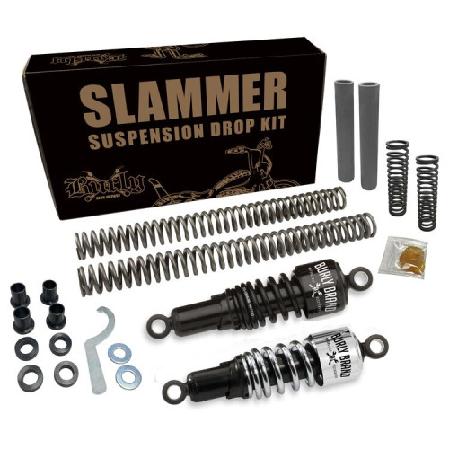 PartzBiz HD: 3444603-Burly Slammer Shocks + Fork Springs Kit 2006-2017 Harley Dyna Street Bob FXD PartzBiz HD: 3444603-Burly Slammer Shocks + Fork Springs Kit 2006-2017 Harley Dyna Street Bob FXD
